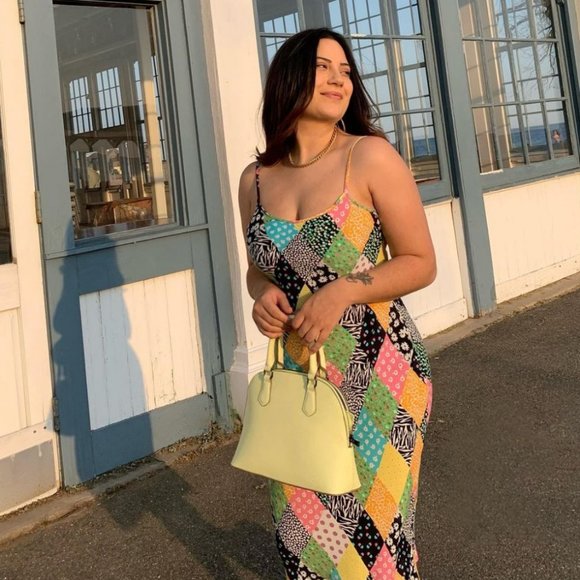 *Last Day* Rixo x Target Patchwork Slip Dress - Picture 1 of 10